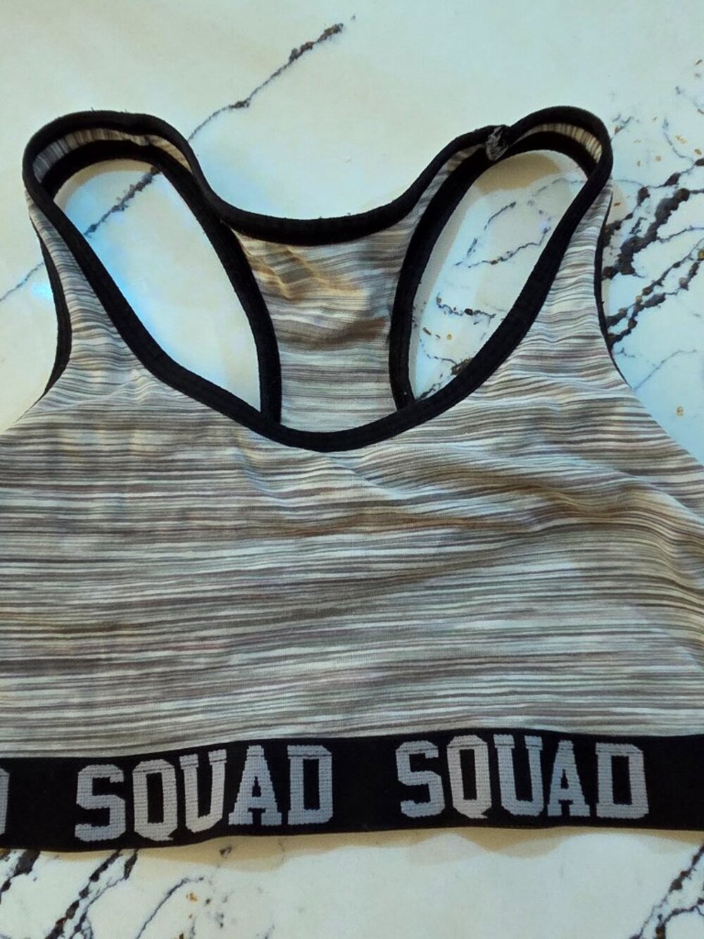 Squad brand sports bra